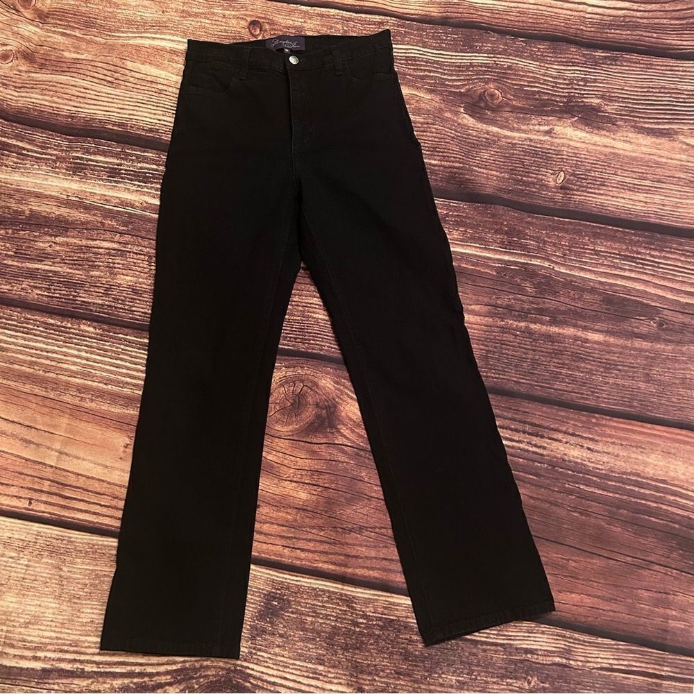 Rare Women’s NYDJ Black Jeans 8P Petite